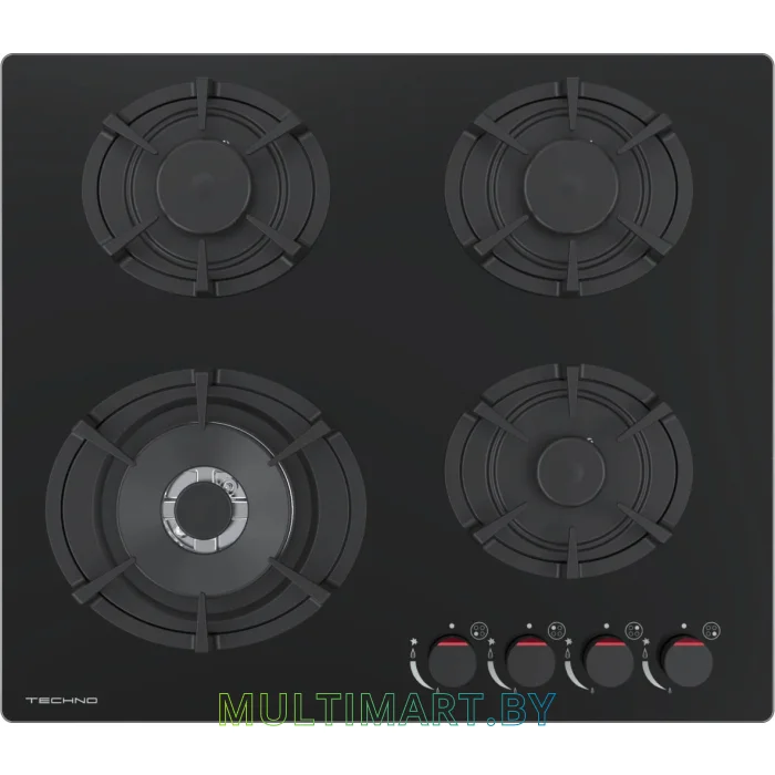 Газовая варочная панель TECHNO HG4604GFBV